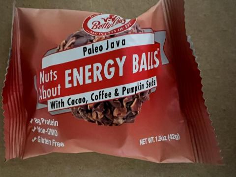 Image of Betty Lou’s Paleo Java Nuts About Energy Balls with Cacao, Coffee & Pumpkin Seeds