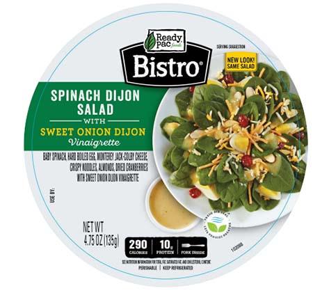 Top Label on Affected Salads