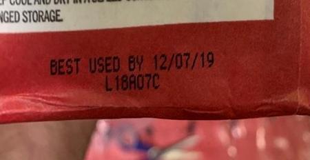 “Labeling, best used by date”