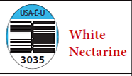 Image 20: “HMC Farms PLU Sticker White Nectarine 3035”