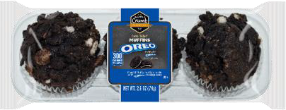 The Worthy Crumb Oreo 3pack Mini Muffins (2.6oz)