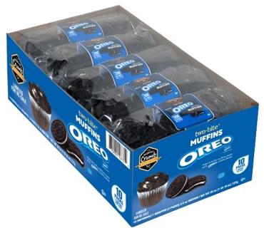 The Worthy Crumb Oreo 3pack Mini Muffins Tray- 10 units of 2.6oz IW muffins