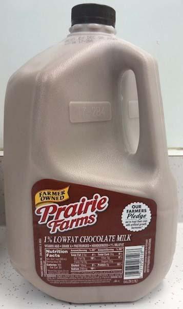 Image, One Gallon Prairie Farms Dairy 1% Lowfat Chocolate Milk