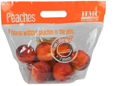 Image 2: “HMC Farms Nectarines label, 2 lb. bag”