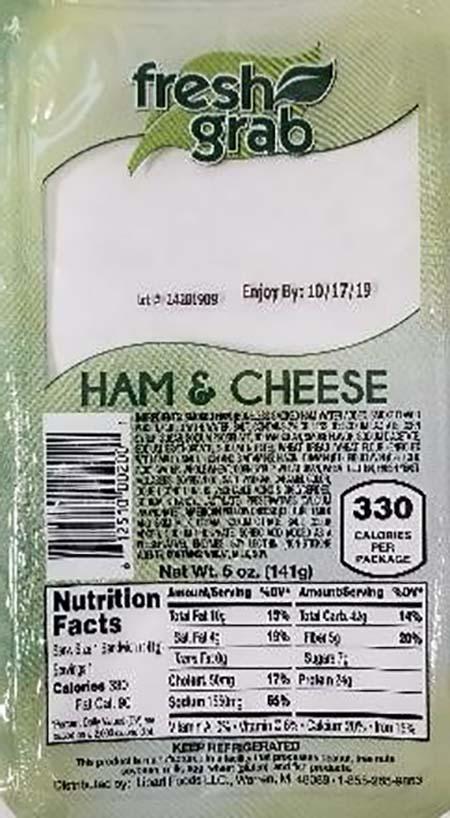 Fresh Grab Ham and Cheese Sandwich Wedge