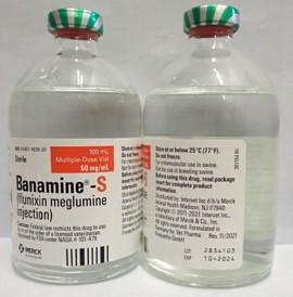 Image 3 “Photograph of front and side labeling, Banamine-S 100 mL”