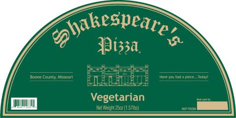 Image 3 “Shakespeare’s Pizza Vegetarian label”