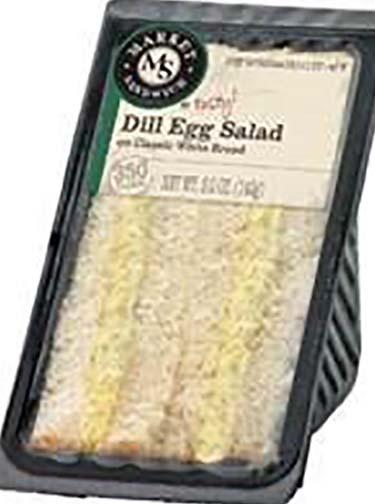 Label, Market Sandwich Dill Egg Salad