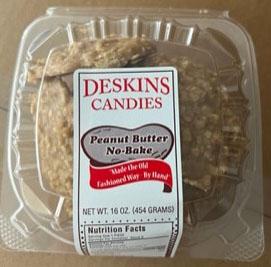 “Deskin Candies Peanut Butter No-Bakes, 16 oz.