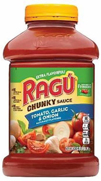 Jar for RAGÚ® Chunky Tomato Garlic & Onion, 66 oz.