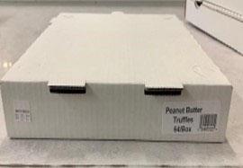 Image 7 - Photo, Peanut Butter Classic Truffles, cardboard packaging