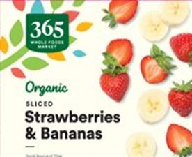 365 Organic Sliced Strawberries and Bananas , 32 oz