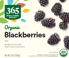 365 Organic Blackberries , 10 oz
