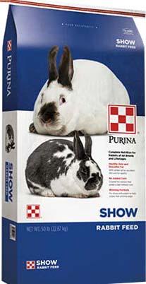 Photo 1: Label, Purina Show Rabbit Feed