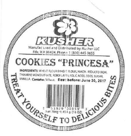 LABEL, COOKIES PRINCESA