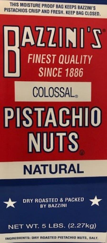 Image 2 - Label, Bazzini’s Colossal Pistachio Nuts, 5 lb