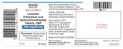 Label, Macleods Losartan Potassium Hydrochlorothiazide Combination Tablets
