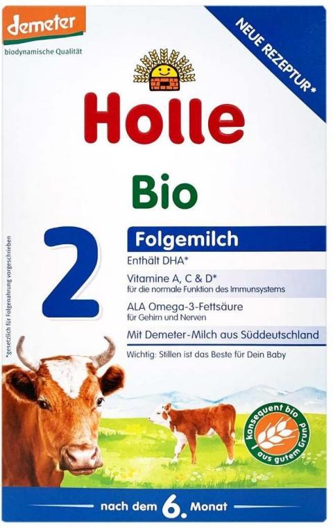 Labeling, Holle Bio Folgemilch 2