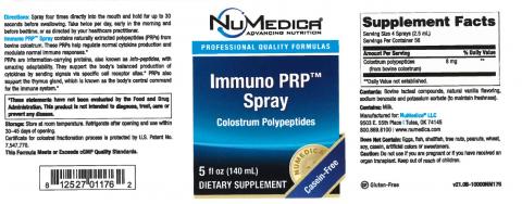 Labeling, NuMedica Immuno PRP Spray