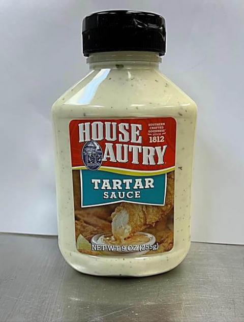Labeling, House Autry Tartar Sauce, front