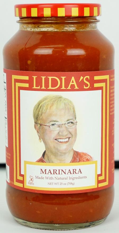 Lidia’s Marinara Sauce in bottle, Net Wt. 25 oz