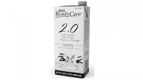 Lyons Ready Care 2.0 High Calorie High Protein Nutritional Drink Vanilla12ct 32 fl oz cartons