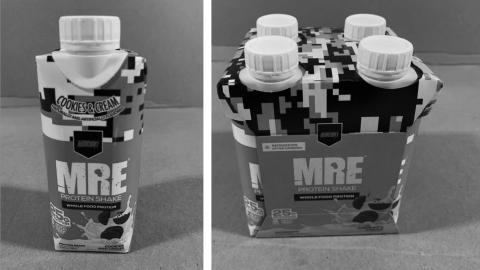 MRE Cookies & Cream Protein Shake 4ct 330ml cartons