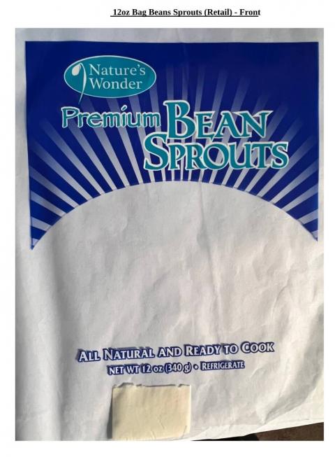 Chang Farm Recalls Mung Bean Sprouts Because of Possible Health