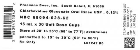 Paroex Chlorhexidine Gluconate Oral Rinse, 15 mL, 3-tray case label