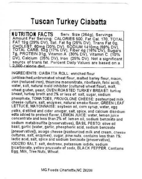 Photo-41-–-Labeling,-Tuscan-Turkey-Ciabatta,-Nutrition-Facts