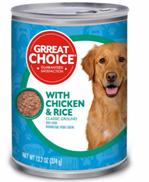 Picture, Grreat Choice Adult Dog Food with Chicken & Rice