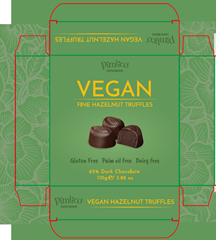 Pimlico Confectioners, Vegan Fine Hazelnut Truffles, 110g/3.88 oz.