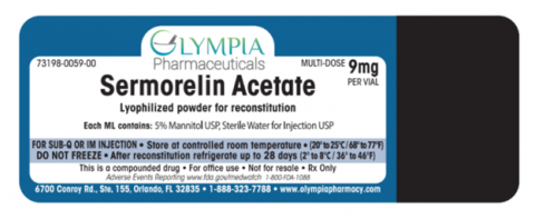 Labeling, Sermorelin Acetate 9 mg