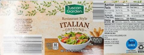 Image – Jardin toscan, style restaurant VINAIGRETTE ITALIENNE, NET 16 FL OZ