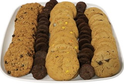 Two-Bite Brownies displayed with cookies