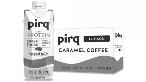 Pirq Plant Protein Caramel Coffee 12ct 325ml cartons