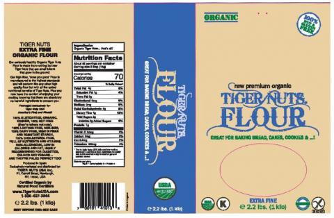 Label, Tiger Nuts Flour
