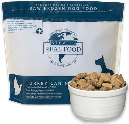 Product image Steve’s Real Food Raw Frozen Dog Food Turkey Canine Net Wt 5 lb
