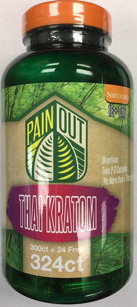 Image 1 - Product image: Pain Out Thai Kratom 324 count bottle