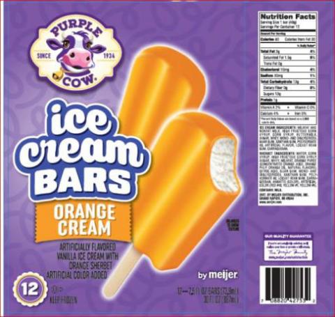 Purple Cow Orange Cream Bars, principle display panel.jpg