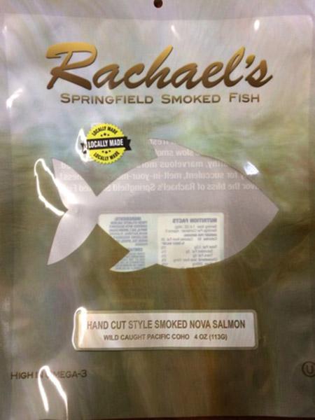 Rachael's Springfield Smoked Fish, Hand Cut Style Smoked Nova Salmon, Wild Caught Pacific Coho