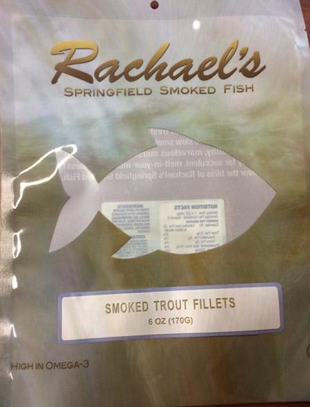 Rachael's Springfield Smoked Fish, Smoked Trout Fillets