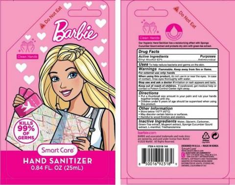 Barbie Hand Sanitizer