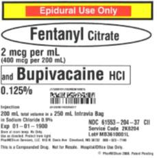 Service code 2K8204, 2 mcgmL Fentanyl Citrate and 0.125% Bupivacaine HCl (Preservative Free) in 0.9% Sodium.jpg