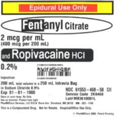 Service code 2K8468, 2 mcgmL Fentanyl Citrate and 0.2% Ropivacaine HCl (Preservative Free) in 0.9% Sodium Chloride.jpg