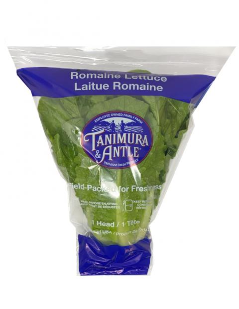 Image, Tanimura & Antle single head romaine lettuce