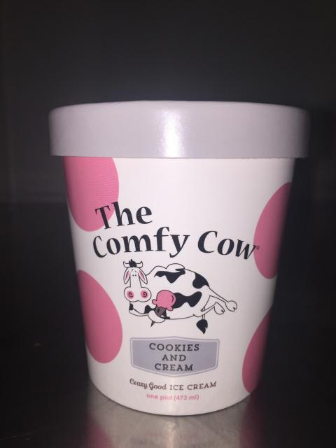 The Comfy Cow Cookies and Cream, PINT – 473 mL, UPC 852009005049
