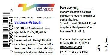 Label, Viatrexx Articula