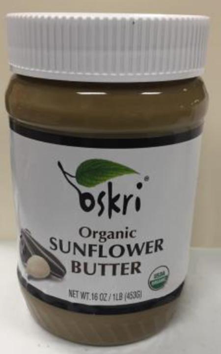 “Oskri, Organic Sunflower Butter, 16 oz.”