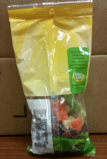 Back of Bag – Hickory Harvest Island Fruit Mix